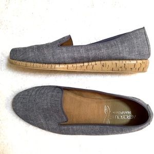 AEROSOLE SUNSCREEN BLUE LOAFER - SIZE 11